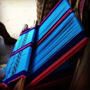 Lavalava on Backstrap Loom Yap Outer Islands Micronesia FSM Copyright Habele.jpg